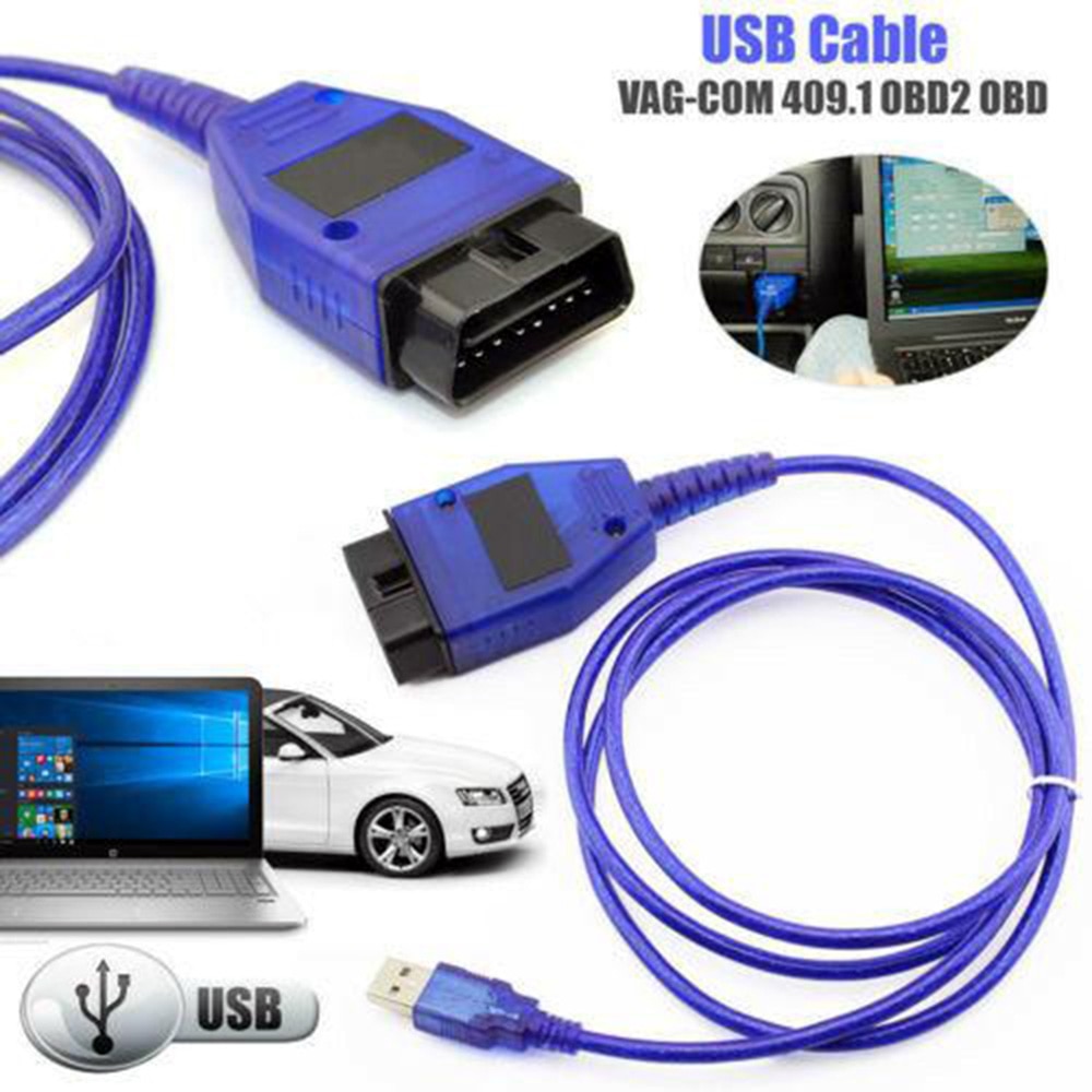 ڵ USB ̺ VAG-COM KKL 409.1 OBD2 ڵ ..